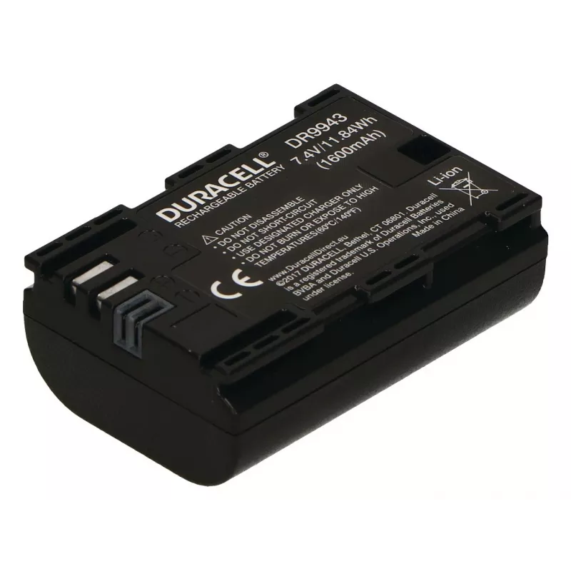 Duracell DR9943 LP-E6 kameran akku 1600mAh Li-Ion