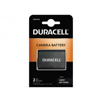 Duracell DR9954 kameran akku, korvaa Sony NP-FW50, 1030 mAh