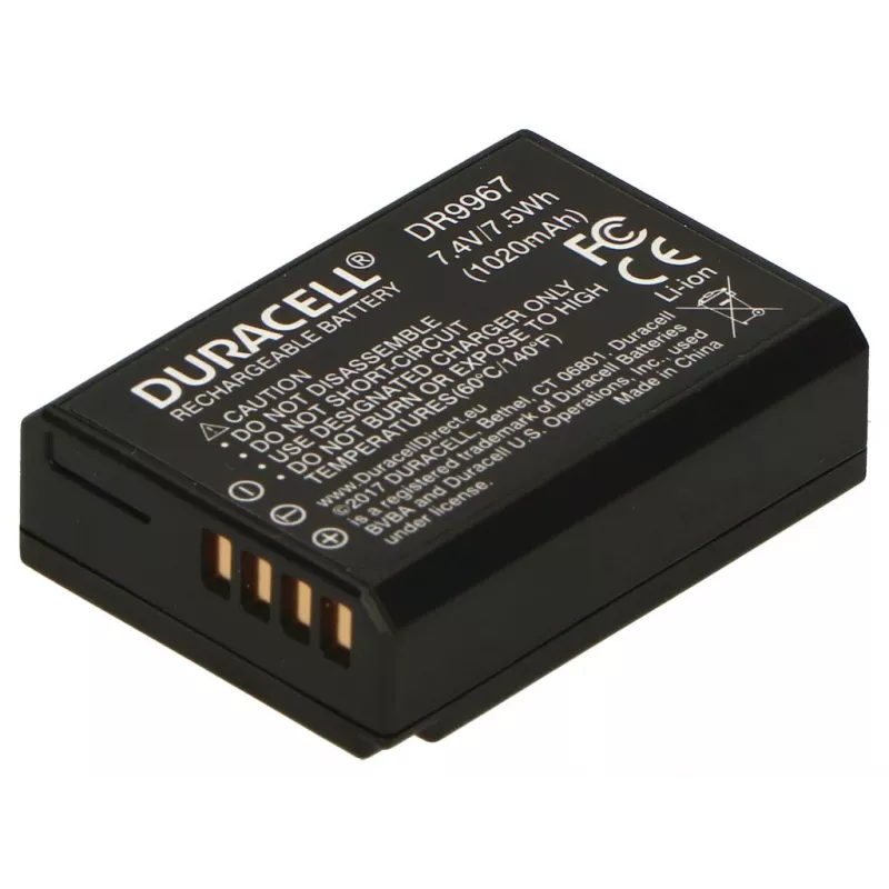 Duracell kameran akku – korvaa Canon LP-E10 akku