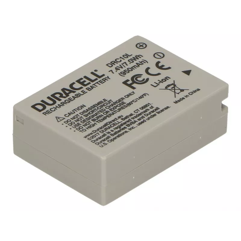 Duracell kameran akku – korvaa Canon NB-10L akku