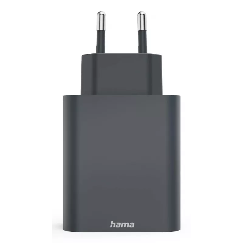 Hama 00086445 kannettava laturi älypuhelin, tabletti harmaa AC pikalataus sisätila