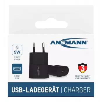 Laturi Ansmann HC105 Universal musta AC sisäkäyttöön