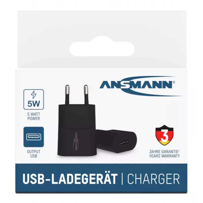 Laturi Ansmann HC105 Universal musta AC sisäkäyttöön