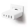 Laturi ALOGIC 4X100 Universal valkoinen USB sisäkäyttöön