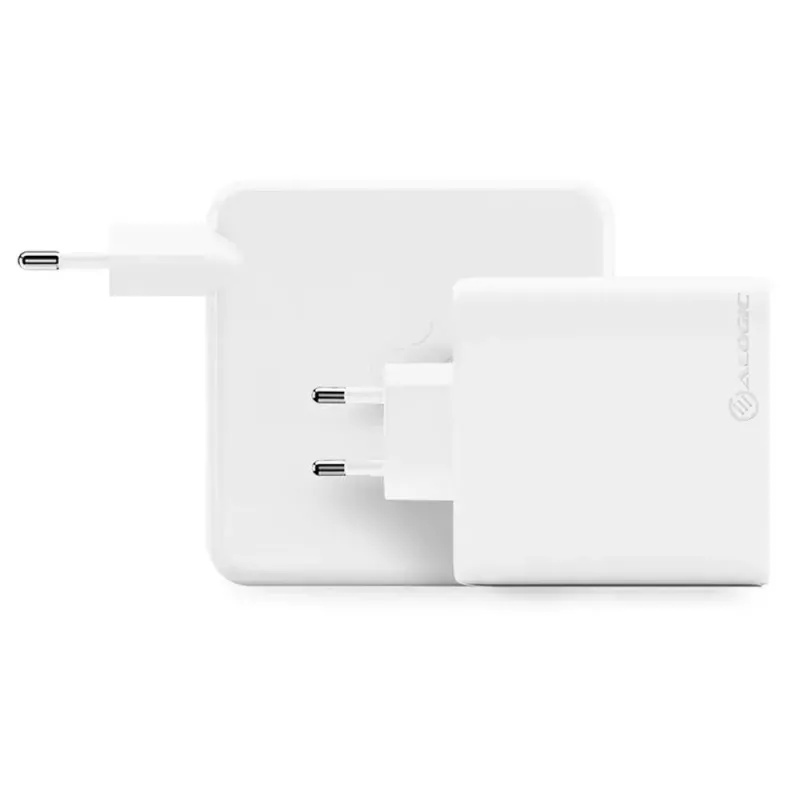 Laturi ALOGIC 4X100 Universal valkoinen USB sisäkäyttöön