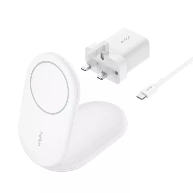 Langaton laturi Belkin BoostCharge WIB007VFWH USB-pikalataus sisäkäyttöön