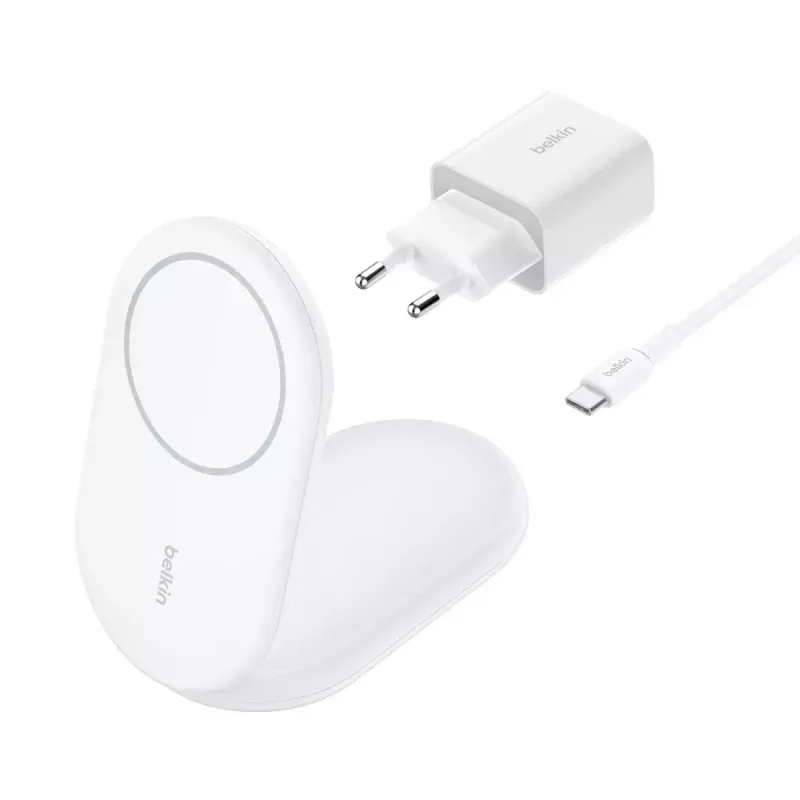 Langaton laturi Belkin BoostCharge WIB007VFWH USB-pikalataus sisäkäyttöön