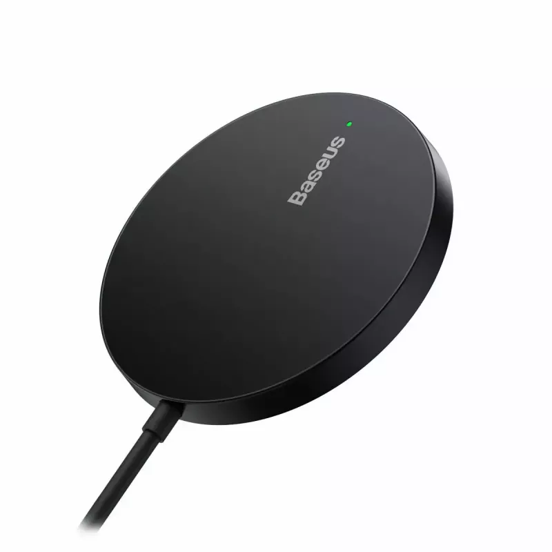 Laturi Baseus CCJJ040001 langaton sisäkäyttöön USB musta älypuhelimille