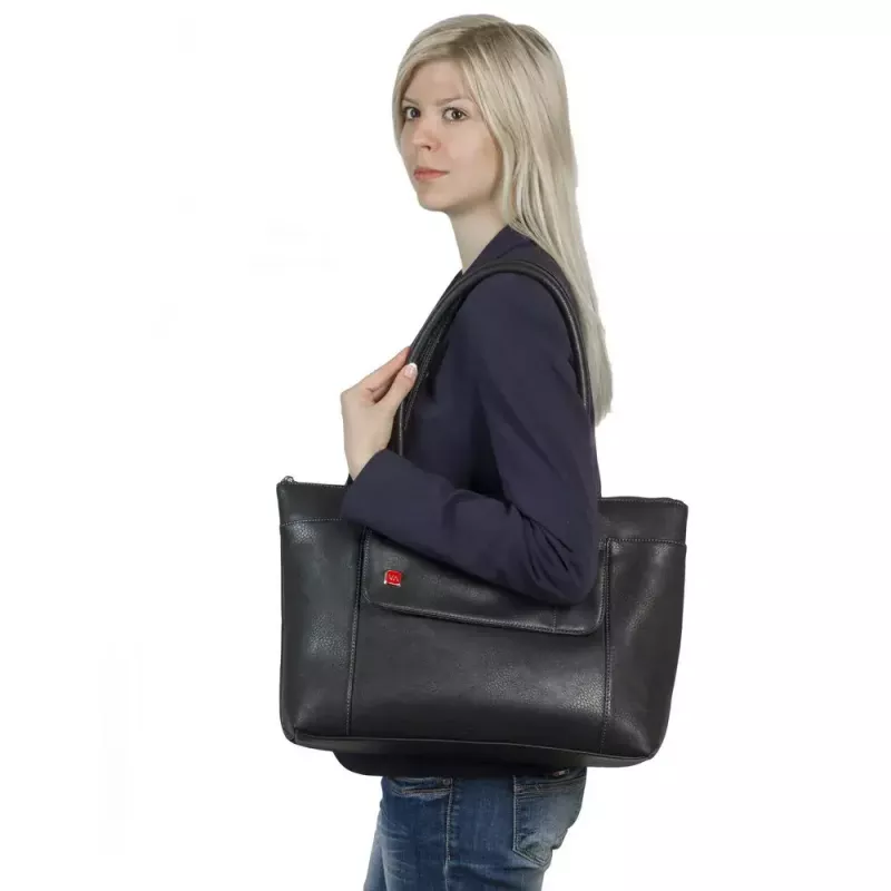 Naisten laukku Rivacase Orly 39,6 cm (15,6 tuumaa) musta
