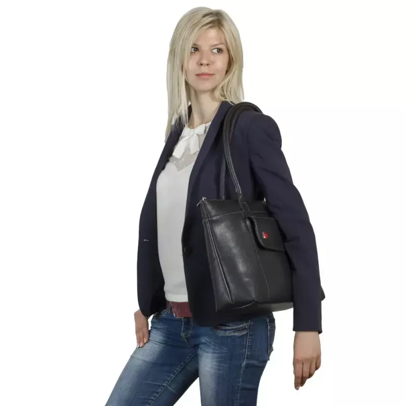 Naisten laukku Rivacase Orly 39,6 cm (15,6 tuumaa) musta