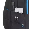 Rivacase 7860 reppulaukku kannettaville 43,9 cm (17,3 tuumaa) asti, polyesteri, musta/sininen