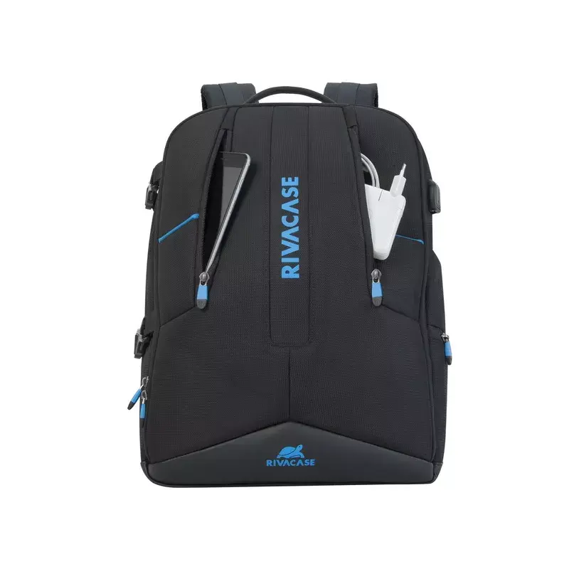 Rivacase 7860 reppulaukku kannettaville 43,9 cm (17,3 tuumaa) asti, polyesteri, musta/sininen