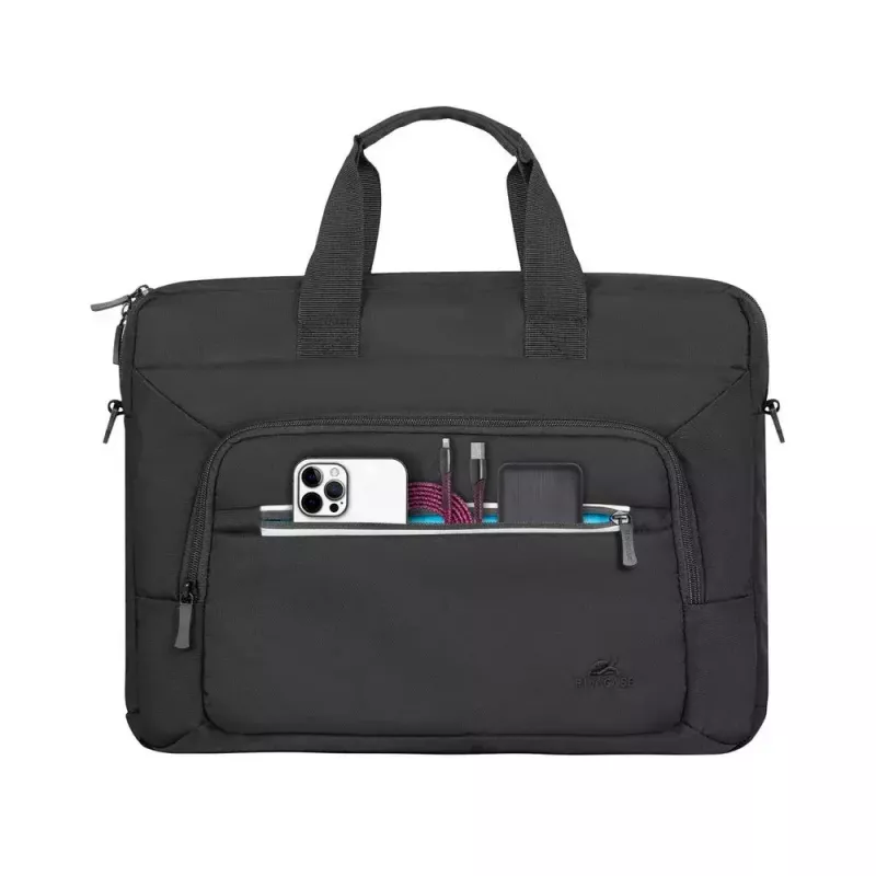 Rivacase 7521 Alpendorf ECO kannettavan laukku 13,3–14 tuumaa (35,6 cm), canvas-kangas, musta
