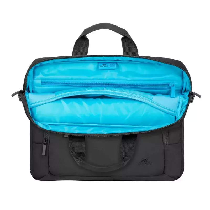 Rivacase 7521 Alpendorf ECO kannettavan laukku 13,3–14 tuumaa (35,6 cm), canvas-kangas, musta