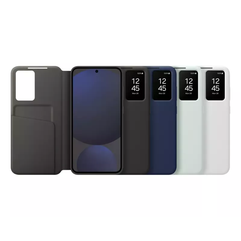 Samsung EF-ZS721CWEGWW Smart View Wallet -kotelo Galaxy S24 FE:lle, valkoinen