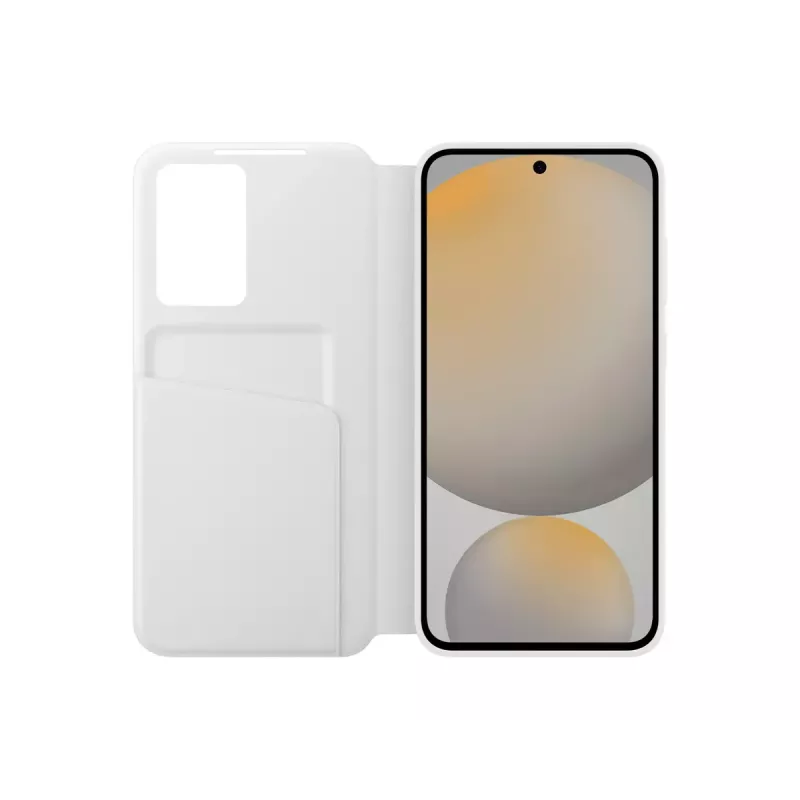 Samsung EF-ZS721CWEGWW Smart View Wallet -kotelo Galaxy S24 FE:lle, valkoinen