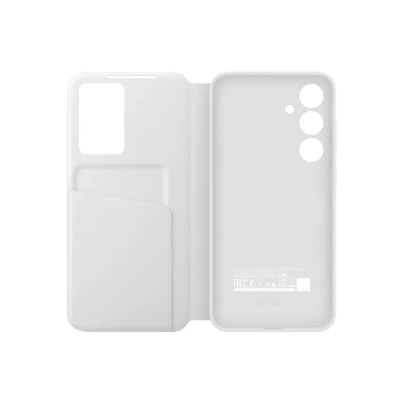Samsung EF-ZS721CWEGWW Smart View Wallet -kotelo Galaxy S24 FE:lle, valkoinen