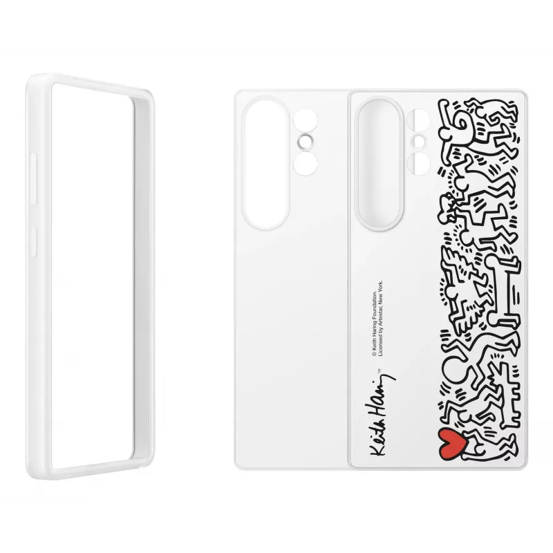 Samsung EF-MS938CWEGWW Flipsuit Case -suojakuori Galaxy S25 Ultralle, TPU, valkoinen
