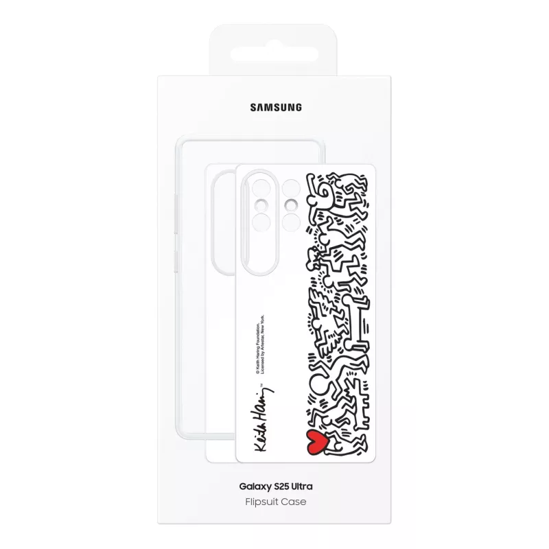 Samsung EF-MS938CWEGWW Flipsuit Case -suojakuori Galaxy S25 Ultralle, TPU, valkoinen