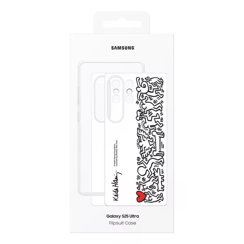 Samsung EF-MS938CWEGWW Flipsuit Case -suojakuori Galaxy S25 Ultralle, TPU, valkoinen