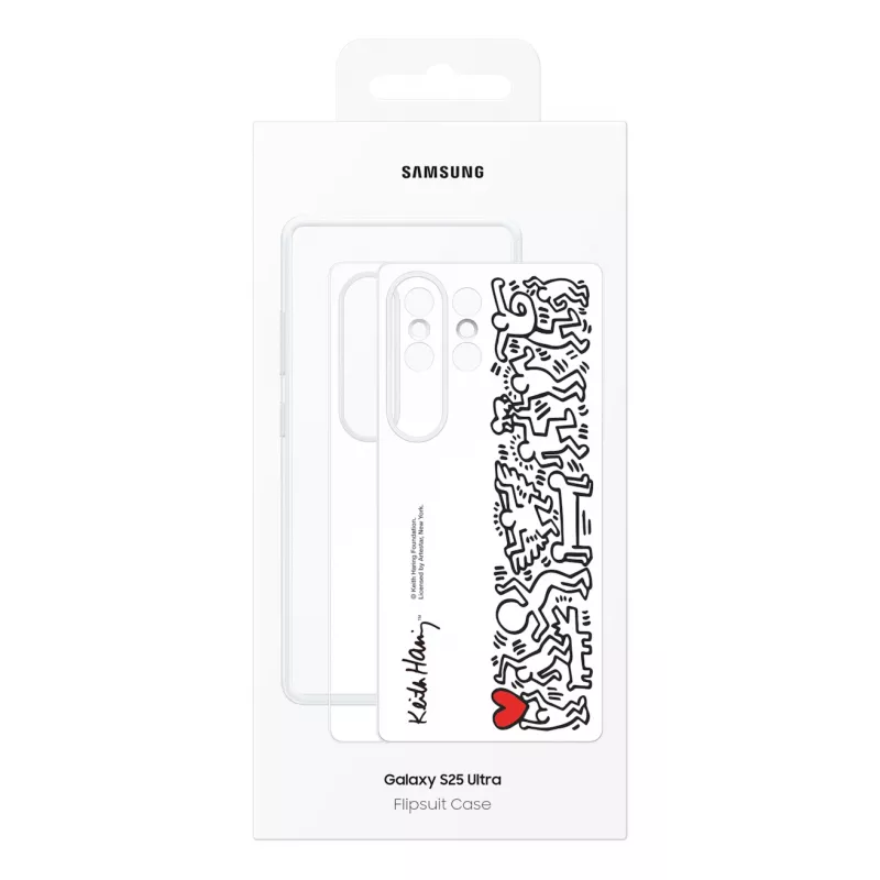 Samsung EF-MS938CWEGWW Flipsuit Case -suojakuori Galaxy S25 Ultralle, TPU, valkoinen