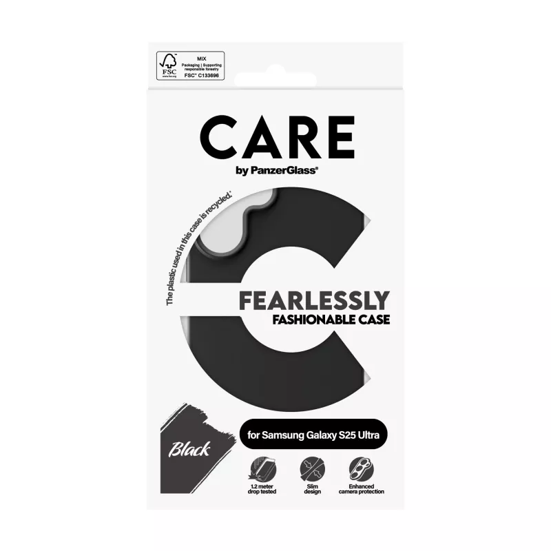 PanzerGlass CARE™ by ® Case musta Samsung Galaxy S25 Ultra