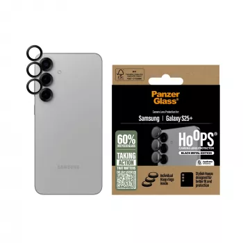 PanzerGlass ® Hoops® kameran linssinsuoja musta Samsung Galaxy S25+