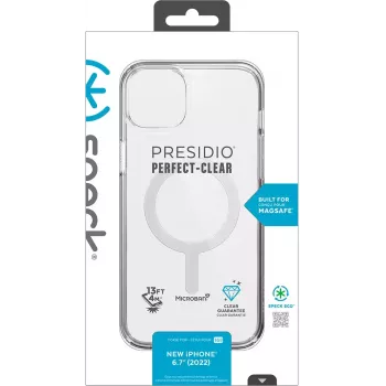 Speck Presidio Perfect Clear kotelo MagSafe iPhone 14 Plus