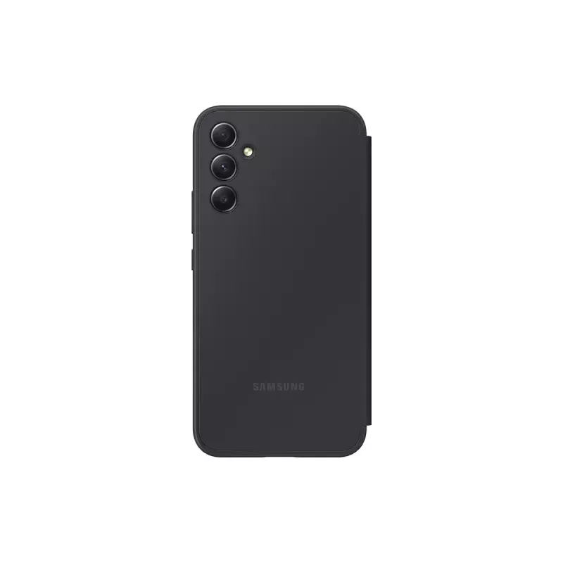 Samsung EF-ZA346CBEGWW Smart View Wallet Case läppäkotelo Galaxy A34 5G:lle, musta