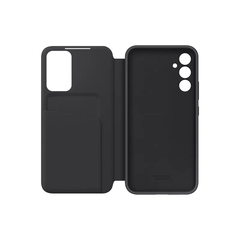 Samsung EF-ZA346CBEGWW Smart View Wallet Case läppäkotelo Galaxy A34 5G:lle, musta
