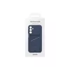Samsung EF-OA156TBEGWW Card Slot Cover -suojakuori Galaxy A15 / A15 5G:lle, TPU, sininen / musta