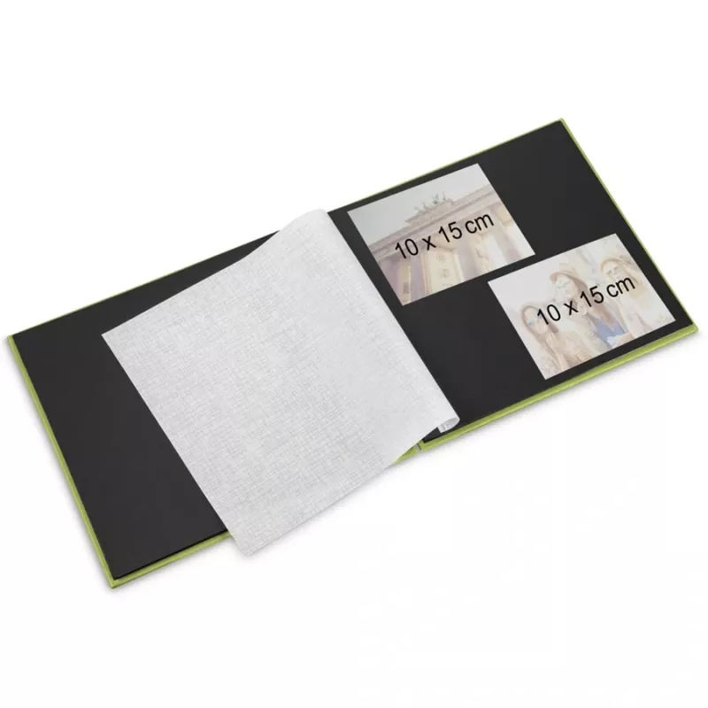 Hama valokuva-albumi vihreä 100 arkkia 10 x 15 kierreliitos