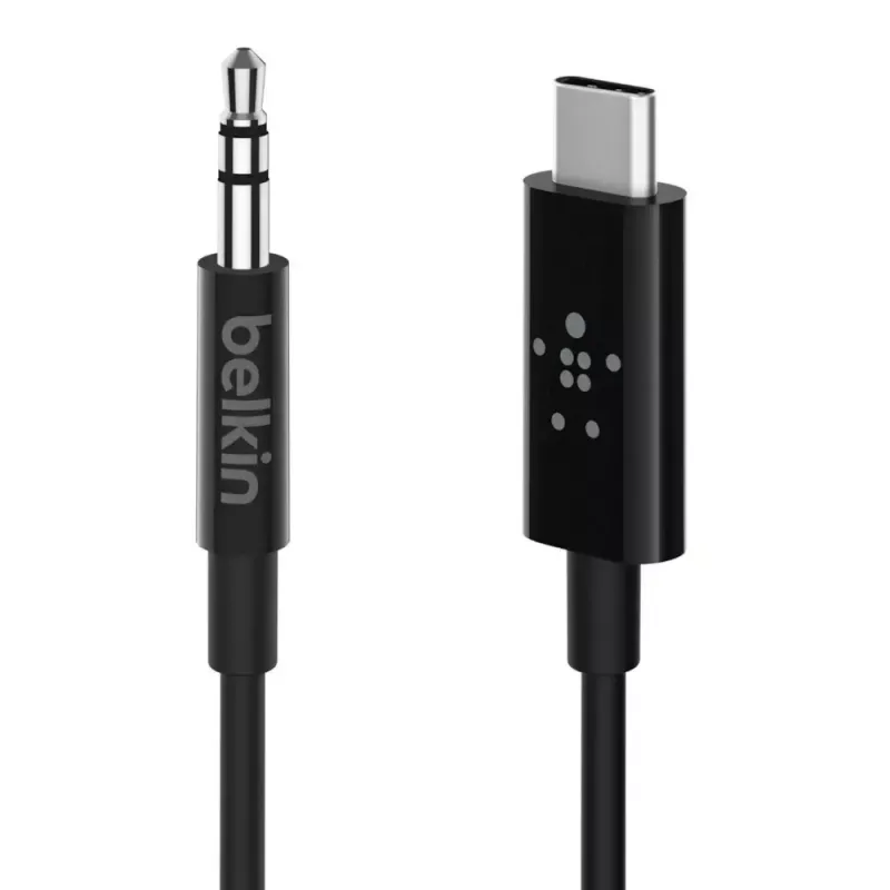 Audiokaapeli Belkin RockStar 3,5 mm USB-C-liittimellä