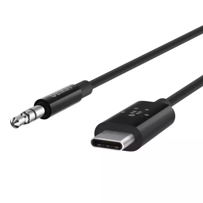 Audiokaapeli Belkin RockStar 3,5 mm USB-C-liittimellä