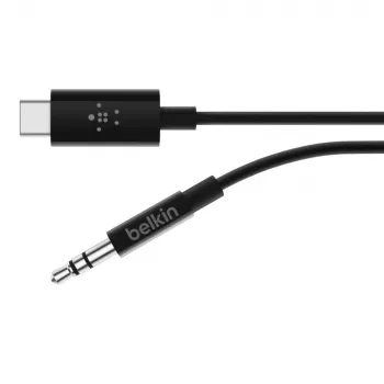 Audiokaapeli Belkin RockStar 3,5 mm USB-C-liittimellä