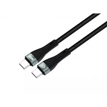 Conceptronic ETTA01B20 USB C-C PD 3.0 100W pikalaturikaapeli 2M, 20V 5A, 480Mbps, E-Mark
