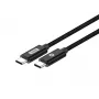 Conceptronic ETTA03B12 USB-C–USB-C PD 3.1 240 W pikalatauskaapeli 1,2 m, 48 V 5 A, 480 Mbit/s, E-Mark
