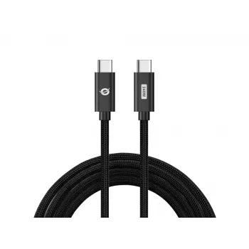 Conceptronic ETTA03B20 USB-C–USB-C PD 3.1 240 W pikalatauskaapeli, 2 m, 48 V/5 A, 480 Mbit/s, E-Mark