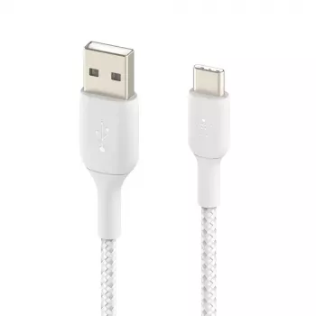 USB-kaapeli Belkin CAB002BT3MWH 3 m USB-A USB-C valkoinen