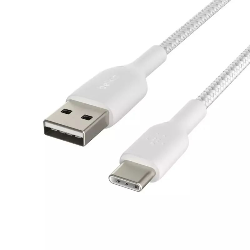 USB-kaapeli Belkin CAB002BT3MWH 3 m USB-A USB-C valkoinen
