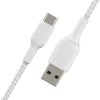 USB-kaapeli Belkin CAB002BT3MWH 3 m USB-A USB-C valkoinen