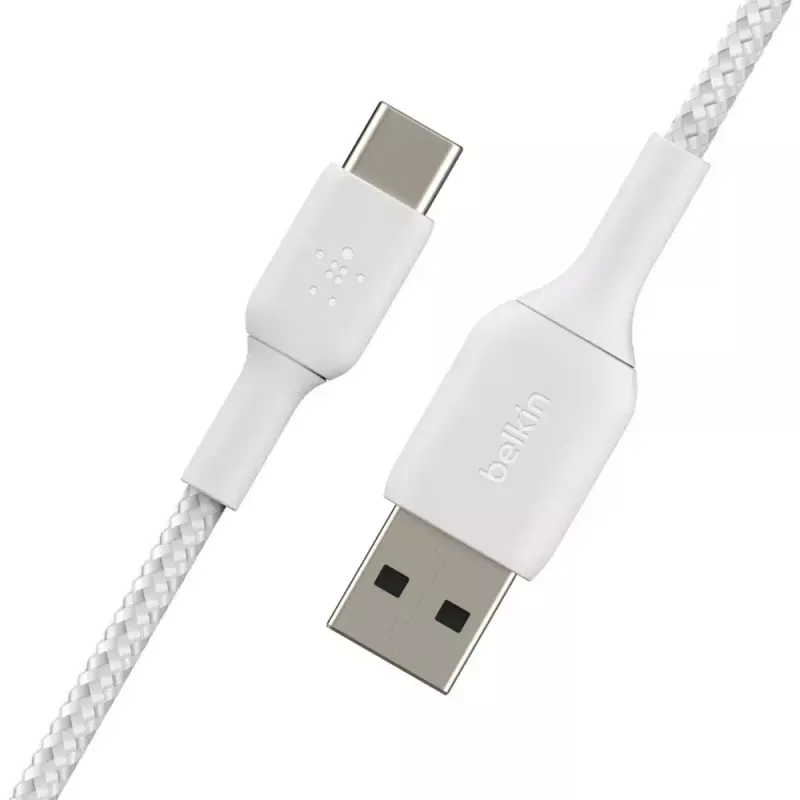 USB-kaapeli Belkin CAB002BT3MWH 3 m USB-A USB-C valkoinen