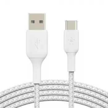 USB-kaapeli Belkin CAB002BT3MWH 3 m USB-A USB-C valkoinen