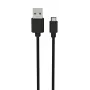 USB-kaapeli Ansmann 1700-0129 1 m USB-A – Micro-USB B musta
