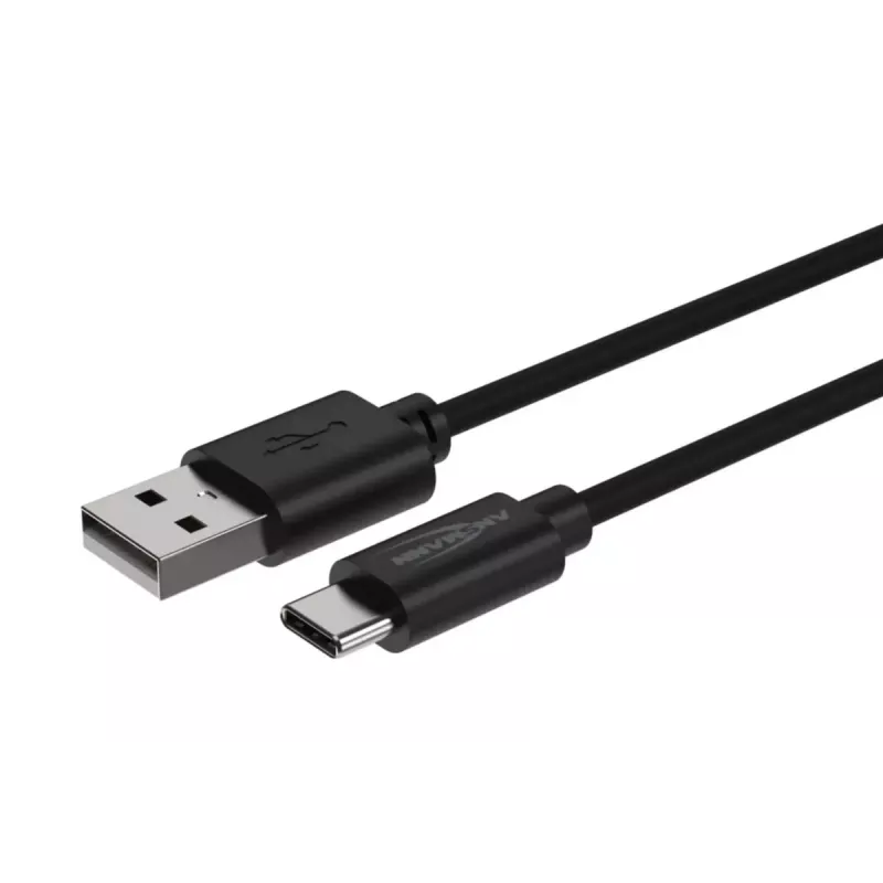 USB-kaapeli Ansmann 1700-0130 1 m USB-A USB-C musta