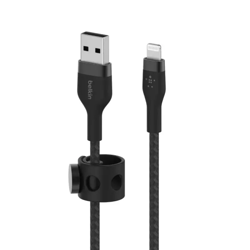 Lightning-kaapeli 3 m Belkin CAA010BT3MBK USB-A – USB-C/Lightning