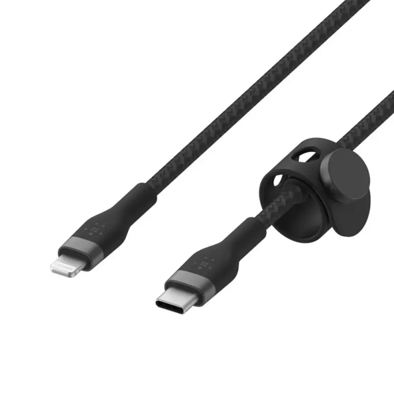 Lightning-kaapeli Belkin CAA011BT2MBK 2 m musta USB-C – Lightning