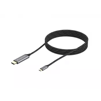 Conceptronic USB-C–HDMI-kaapeli, uros-uros, 4K 60Hz, 2 m, USB Type-C, HDMI, uros, uros, suora