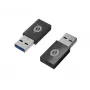 USB-A–USB-C-sovitin Conceptronic DONN10G 2 kpl:n pakkaus