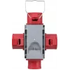 Verkkopistokesovitin Brennenstuhl 1081640 400V 16A harmaa punainen